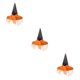 thumbnail image 5 of Yuarrent Sombrero de de Halloween mezclado - Suministros de fiesta para Halloween Cosplay Sombrero de fiesta de cosplay de Halloween naranja Type1 NO1, 5 of 6