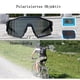 thumbnail image 4 of Gafas de ciclismo polarizadas con montura TR90 de 3 lentes intercambiables, 4 of 5