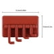 thumbnail image 4 of Colgador trasero para puerta Matsuzay Gancho de toalla Rojo, 4 of 6