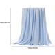 thumbnail image 3 of Manta de hielo de fibra de bambú azul L para personas que pasan calor al dormir. Manta refrescante que absorbe el calor corporal y el sudor nocturno. Apta para todas las estaciones (1 pieza). Rkxzt, 3 of 9