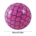 thumbnail image 2 of Voglyf Beach Balls, 25.6 Inch Inflatable Pool Balls, Giant Pool Float Ball, Summer Water Toy for Adults, Mermaid Themed Party Decor for Beach Pool Birthday Ocean Party Favor Supplies,Pink, 2 of 6