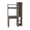 Light Gray, variant on Tuhome Versalles Writing Desk with Two Superior Shelves, Five Side Open Storage Compartment