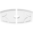 thumbnail image 2 of 14"W x 9 3/8"H x 2"ID x 7 1/2"C x 1"P Kailey Architectural Grade PVC Contemporary Ceiling Medallion, Two Piece, 2 of 11