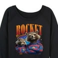 thumbnail image 3 of Marvel Guardians of the Galaxy - Rocket Raccoon - Women's French Terry Pullover Sweatshirt, 3 of 5