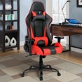 thumbnail image 3 of Costway Racing Style High Back Gaming Office Chair w/ Lumbar Support & Headrest Red, 3 of 10