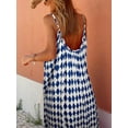 thumbnail image 3 of Kishawna Womens Boho Floral Puff Sleeve Tiered Maxi Dress Long Dresses, 3 of 5