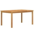 thumbnail image 5 of vidaXL 5 Piece Garden Dining Set Solid Wood Teak, 5 of 5