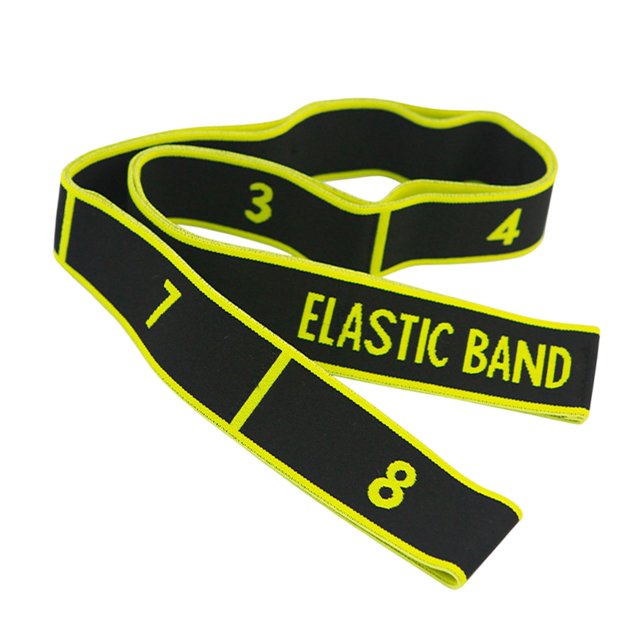 Banda elástica para yoga, equipo profesional de estiramiento, resistencia para yoga. Amarillo
