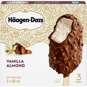 HÄAGEN-DAZS® Vanilla Almond Ice Cream Bars 3 x 88 ml
