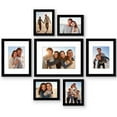 thumbnail image 6 of Americanflat 16x12, 9x12, 6x8 Picture Frame with Shatter-Resistant Glass 7 Pack Frames Gallery Wall - Black, 6 of 7