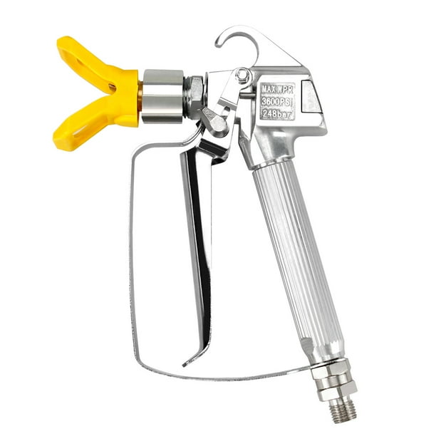 3600PSI High Pressure Airless Inline Paint Swivel Spray Gun Tip Guard