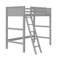 thumbnail image 4 of Your Zone Kiarah Twin Loft Bed with Ladder, Gray, 4 of 7