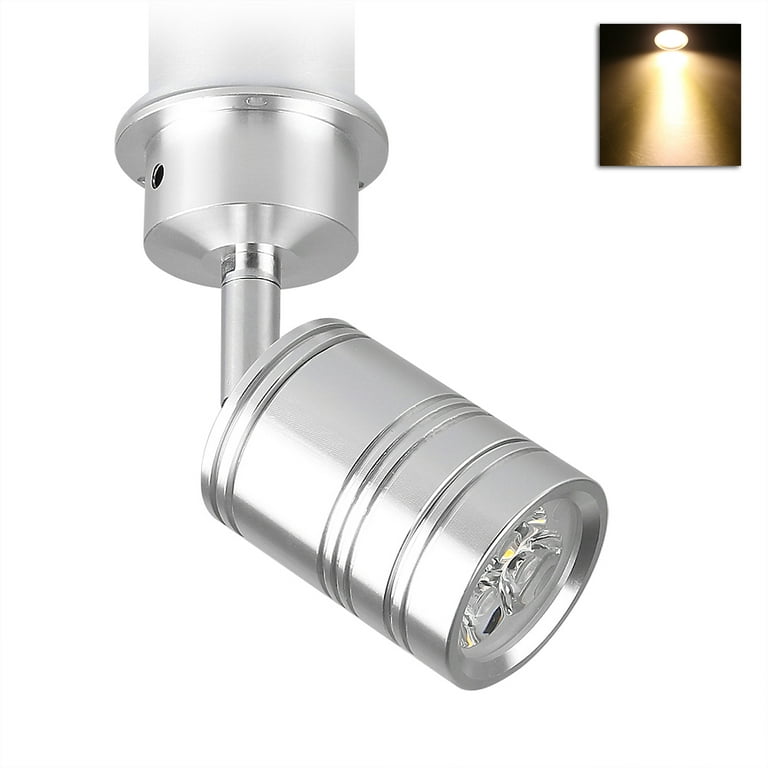 3W Degree Rotary LED Bulb Spotlight Lamp Moving Head Warm White AC/DC - Walmart.com