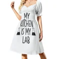 thumbnail image 1 of Ma Cuisine Est Mon Laboratoire Robe Sans Manches sexy Robes Courtes Audacieuses Longues Robes pour Femmes Robe d'Été Robes de Mariée, 1 of 5