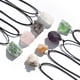 thumbnail image 5 of Nvzi Colgante de collar hecho a mano, collar con colgante de piedra cruda irregular (blanco), 5 of 5