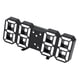 thumbnail image 4 of Reloj Despertador Digital, Pantalla Grande LED Reloj Despertador Digital 3D Control De Voz Inteligente Ajuste Automático De Brillo Estéreo Digital Para Pared Para Escritorio, 4 of 7