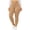Khaki, variant on KICILVS Leggings For Women High Waisted Compression Fit Yoga Pants Casual Stretchy Pants for Gym Running Active Daily Wear Brown