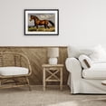 thumbnail image 3 of Stupell Industries Transitional Trotting Horse in Field Black Framed Print Under Glass, 20 x 14, by Creative Studio, 3 of 8