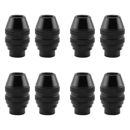 8Pcs Multi Quick Change Keyless Chuck Universal Chuck Replacement for 4486 Rotary Tools 3000 4000 7700 8200