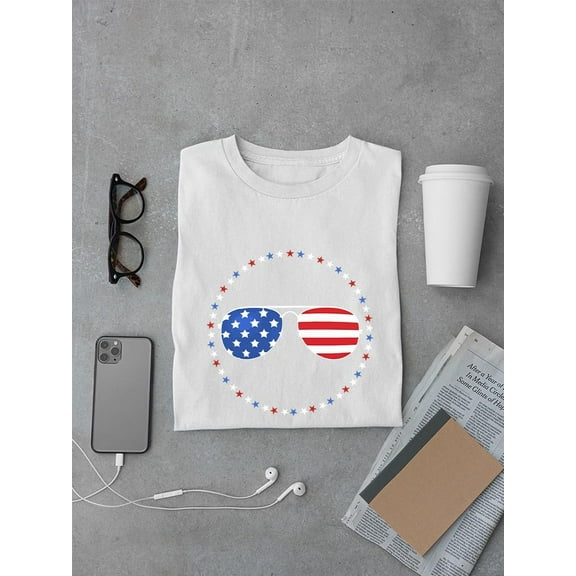 American Sunglasses T-shirt male's -SmartPrintsInk Designs