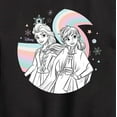 thumbnail image 3 of Frozen 2 - Anna Elsa Rainbow - Toddler And Youth Crewneck Fleece Sweatshirt, 3 of 5