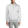 thumbnail image 2 of Men's Premium Athletic Drawstring Fleece Lined Sport Gym Sweater Pullover Hoodie (White,S), 2 of 2