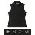 thumbnail image 4 of Off Road Ventures Womens Fleece Lined Vests Lightweight Zip Up Outerwear Sleeveless Vest Jacket for Running Hiking Travel, 4 of 7