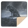 thumbnail image 6 of WOBOGO Wolf King in The Snow Baby Playmats Extra Large Waterproof Rollable Activity Pads for Toddlers 50×50inch, 6 of 7