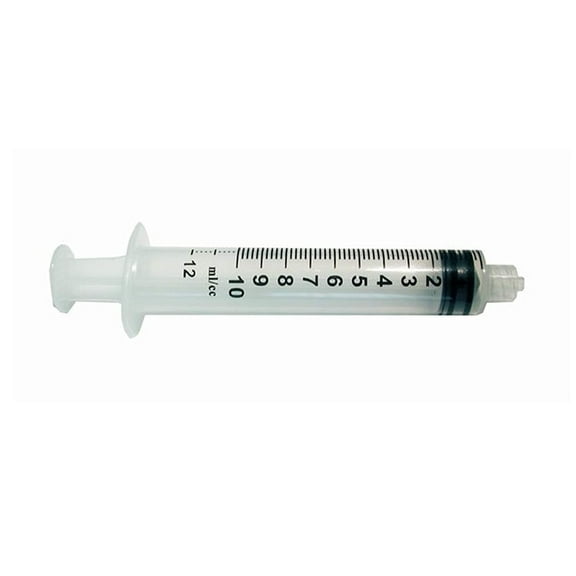 Exel BN26265 Syringe, Luer Lock, 10-12cc, Non-Sterile, Bulk (Each)
