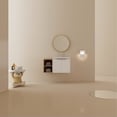 thumbnail image 2 of 36-Inch White Vanity - Ceramic Sink with Three-Layer Glaze - Bathroom Hygiene - Quiet Door Closing, 2 of 6
