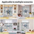 thumbnail image 5 of Texas Star Blue Kitchen Curtains Window Panels, Farmhouse Country Branches Wooden Grain Insulated Window Treatment Curtain, Grommet Curtains for Bedroom/Living Room/Bathroom, 2 Piece 42"Wx84"L, 5 of 8