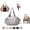Gray, variant on Multifunctional Travel Organizer Bag for Ladies Multi-Functional Large-Capacity Tote Backpack for Travel Daily Use