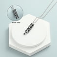 thumbnail image 5 of Sunflower Urn Necklace for Ashes Cylinder Bar Necklace for Ashes for Women Pendant Keepsake for Ashes Memory Cremation Jewelry Sunflower Celtic Necklace Jewelry for Women, 5 of 5