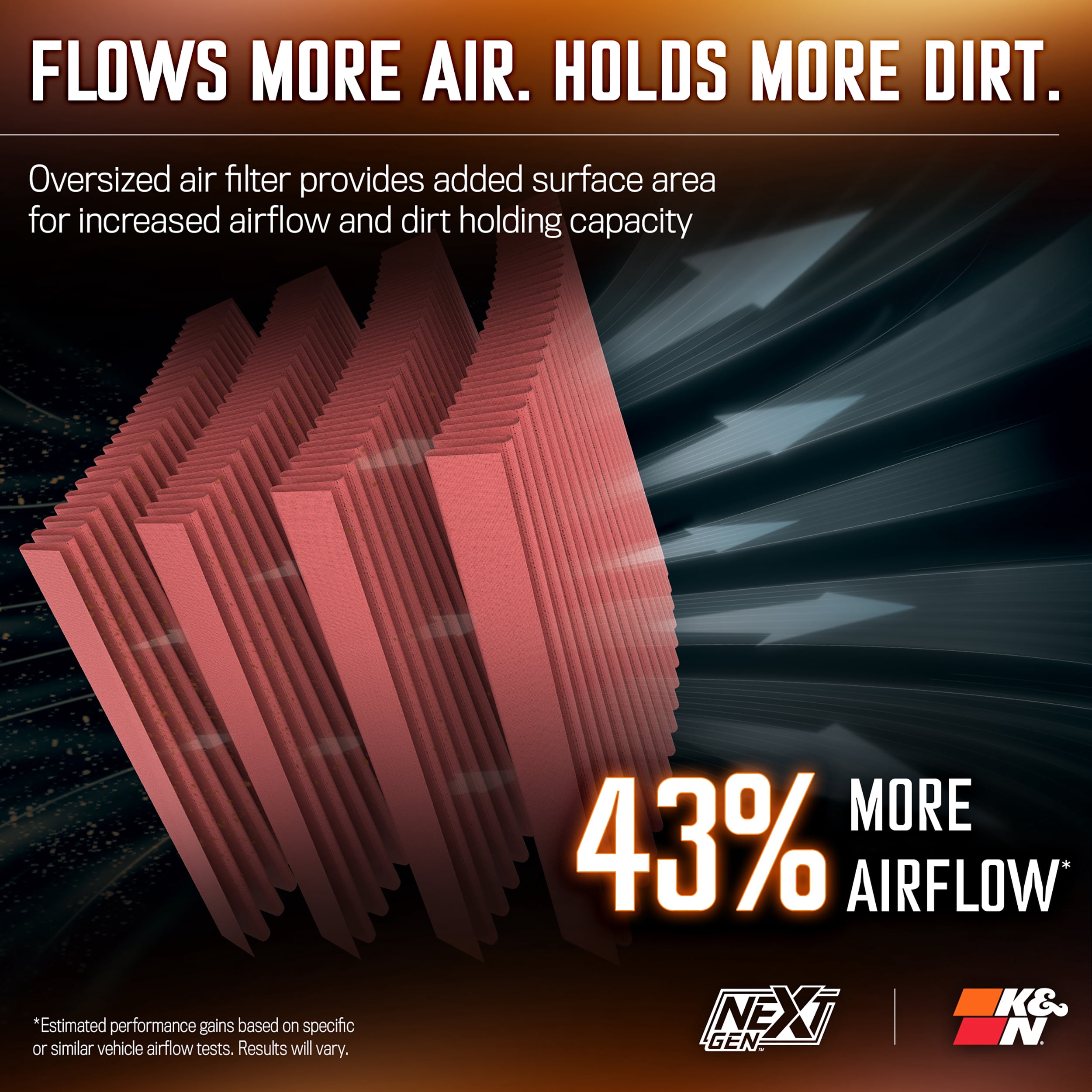 K&N Performance NextGen Cold Air Intake System: Easy Installation, Engineered to Maximize Airflow, Boost Horsepower & Torque, 50-2544