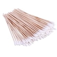 thumbnail image 3 of 400 Count 6 Inch Long Cotton Swabs Wooden Handles Tipped Applicator Cleaning, 3 of 7