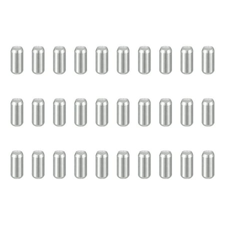 Uxcell 100pcs Dowel Pins M2(2mm) x 4mm 304 Stainless Steel Cylindrical Shelf Support Peg Pin Rod Fasten Elements for Metal Devices Wood Furniture DIY Installation Silver