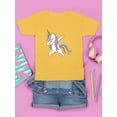 thumbnail image 3 of Colorful Dabbing Unicorn T-Shirt Juniors -Image by Shutterstock,  x-Large, 3 of 4