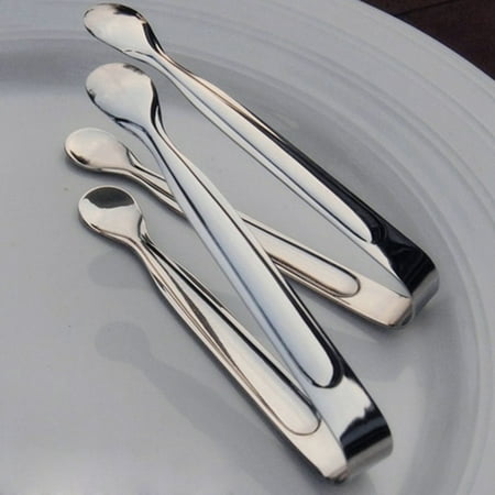 

Meizhencang 2Pcs Stainless Steel Sugar Clamp Ice Cube Tongs Coffee Bar Buffet Pastry Clip