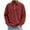 BB-Red, variant on BiZtdJrK Mens Long Sleeve Button Down Polos Shirts Loose Fit Business Casual Tops Solid Color Corduroy Pullover Sweatshirts with Pocket, Gray, M