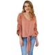 thumbnail image 4 of Blusa juvenil manga amplia, 8050 rosa claro G Roman Fashion  BL-YIM-8050-DURAZNO-ALL, 4 of 6
