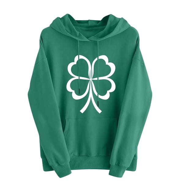 Blusas de Manga Larga para las Mujeres Blusas de Manga Larga de las Mujeres Impresión de Invierno Sudadera con Capucha Sudadera Cómoda