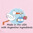 thumbnail image 2 of CafePress - Stork Baby Argentina USA Infant Bodysuit - Baby Light Bodysuit, Size Newborn - 24 Months, 2 of 4
