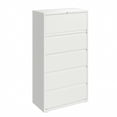 thumbnail image 2 of Hirsh 36-in Wide HL10000 Series 5 Drawer Metal Lateral File Cabinet White, 2 of 7