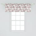 thumbnail image 2 of Ambesonne Vintage Window Valance, Romantic Floral Blossom, 54" X 18", Pale Pink Warm Taupe, 2 of 3