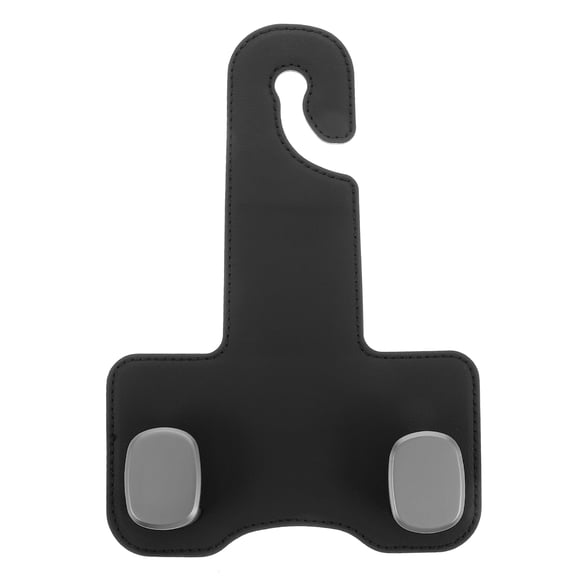 IFANLANDOR Heavy-Duty Black Car Seat Headrest Hook, Multipurpose Back Seat Organizer for Vehicle Storage and Convenience