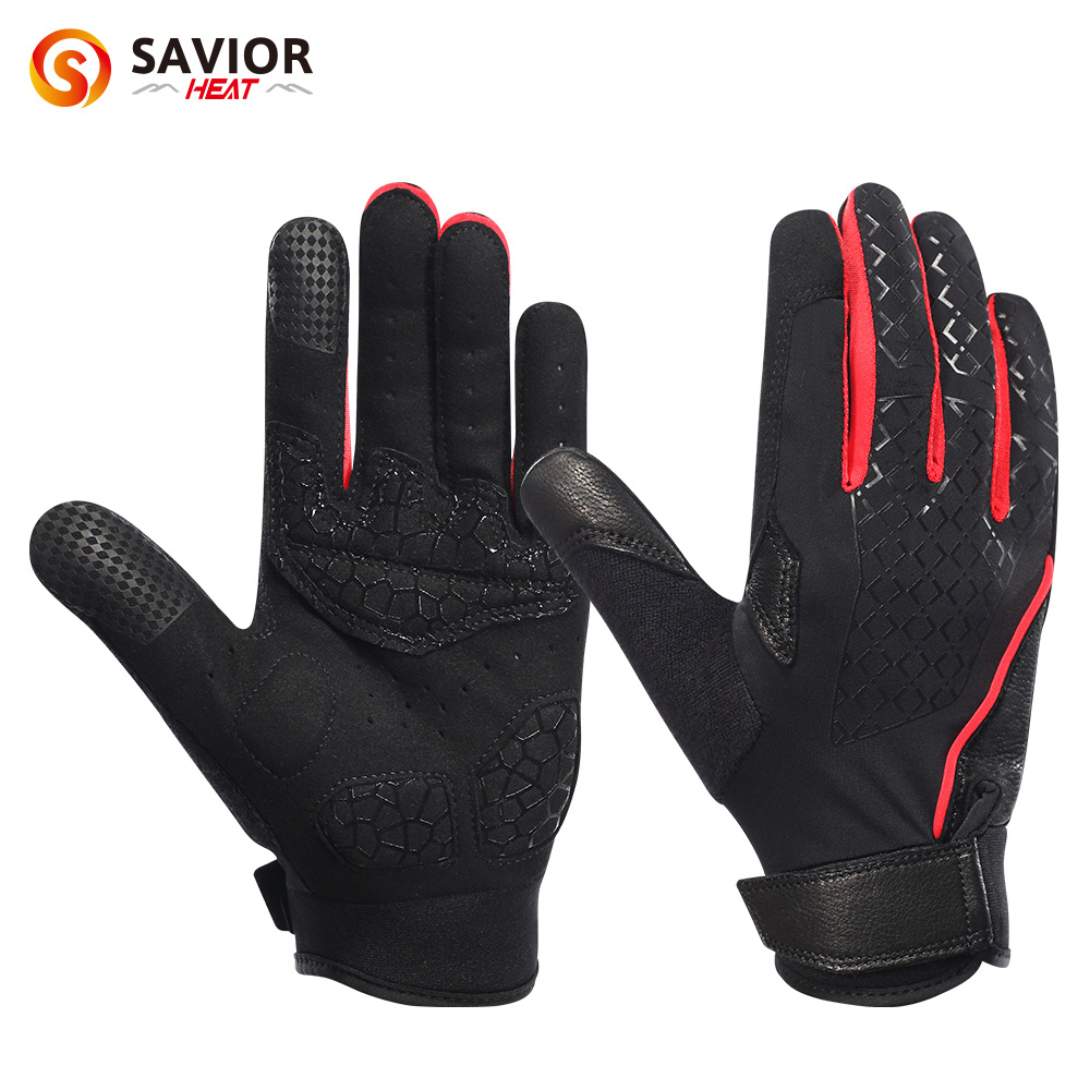 SAVIOR Touchscreen Cycling Full Finger Sports Workout Gloves For