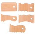 thumbnail image 1 of 5 piezas de herramientas para esculpir figuras de cerámica, raspador de arcilla para tallar y manualidades., 1 of 7