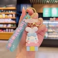 thumbnail image 1 of Sanrio-llavero de dibujos animados de Anime japonés Kawaii, Hello Kitty Bad Badtz Maru, adornos para llaves de coche, colgante, regalos para amigos, muñeca para niños, 1 of 4