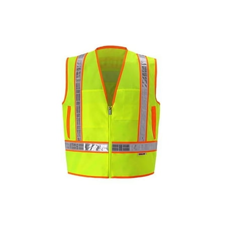 

Class 2 Zipper Front Oralite High-Viz Vest Lime - 3XL