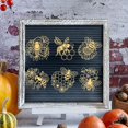 thumbnail image 6 of 9pcs 1.6x1.6 Inch Honeycomb Metal Stickers - Bee Daisy Pattern Self Adhesive Gold Stickers for Scrapbooks DIY Resin Crafts Phone Water Bottle Decor for DIY, 6 of 9